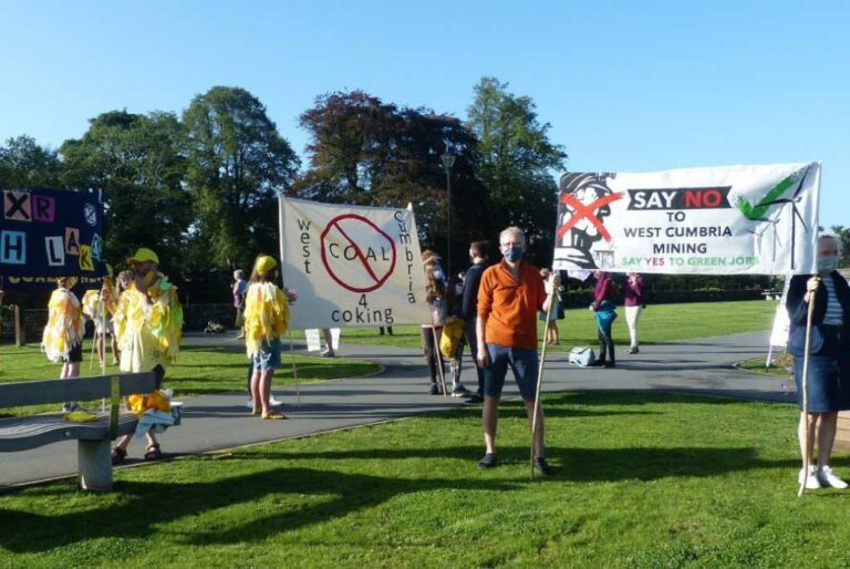 Rallies against proposed West Cumbria coal mine
