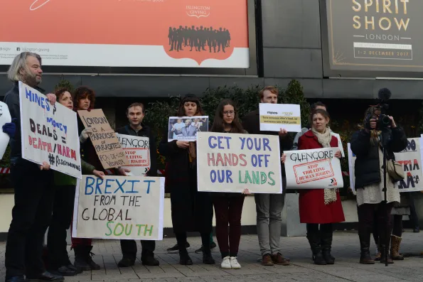 Protest the Mines & Money conference