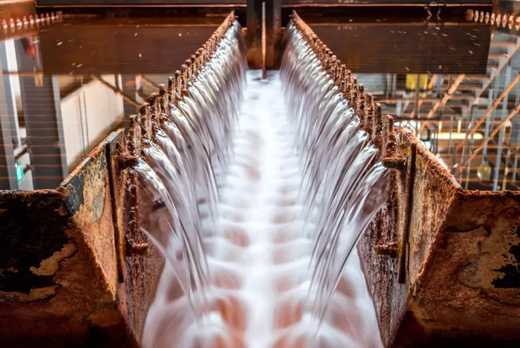 Mine water treatment works